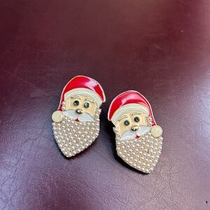 Santa Claus Pearl Earrings